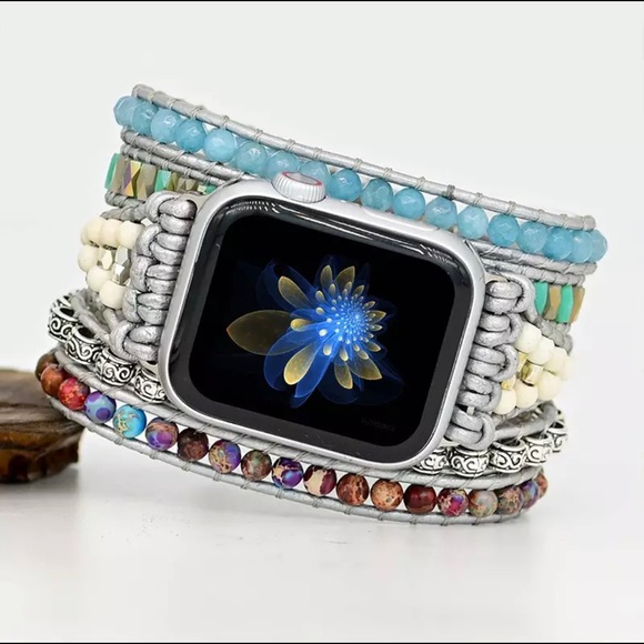 Accessories - Apple Watch Natural Stone Wrap Band